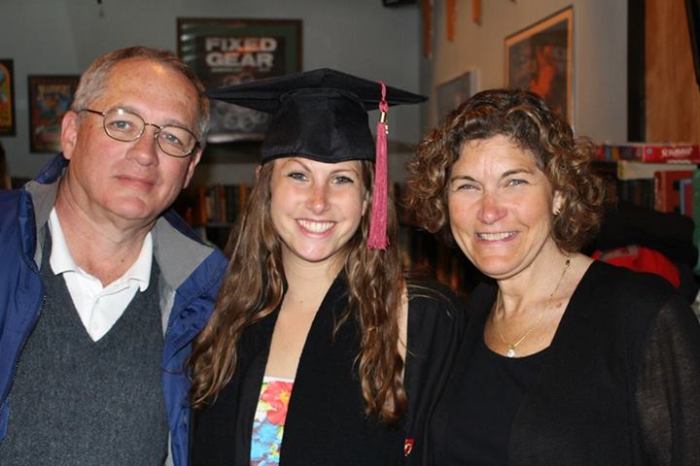 Graduation Day with my parents, I love you both so much and wouldn't have the success I do without you! 