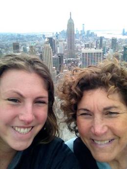 And maybe even take a trip with just your kids. You too can take selfies on top of Rockefeller. 